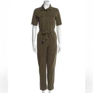 Frame cotton green jumpsuit size M
